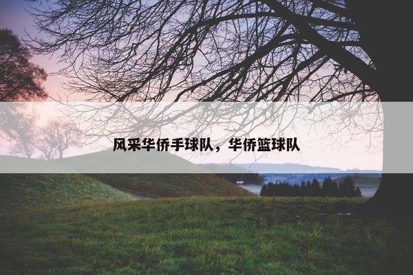风采华侨手球队，华侨篮球队