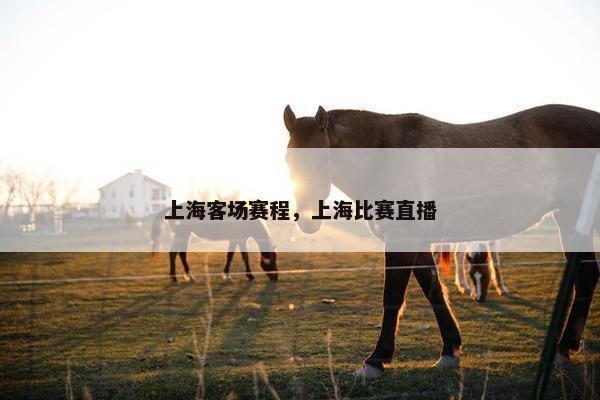 上海客场赛程，上海比赛直播