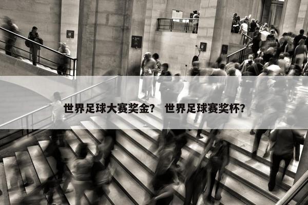 世界足球大赛奖金？ 世界足球赛奖杯？