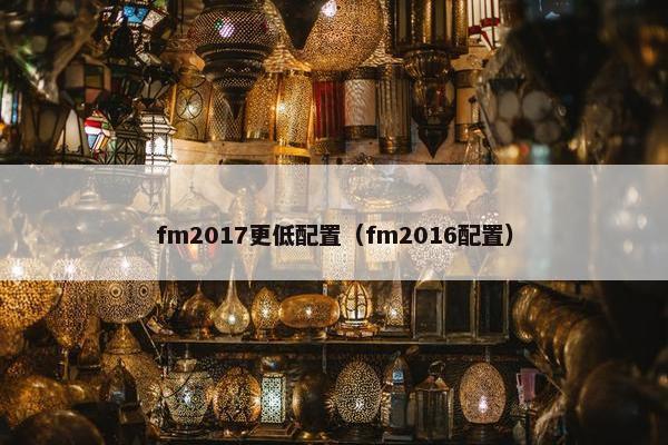 fm2017更低配置（fm2016配置）