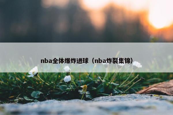 nba全体爆炸进球（nba炸裂集锦）