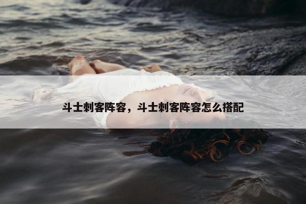 斗士刺客阵容，斗士刺客阵容怎么搭配
