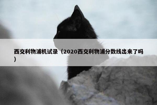 西交利物浦机试录（2020西交利物浦分数线出来了吗）