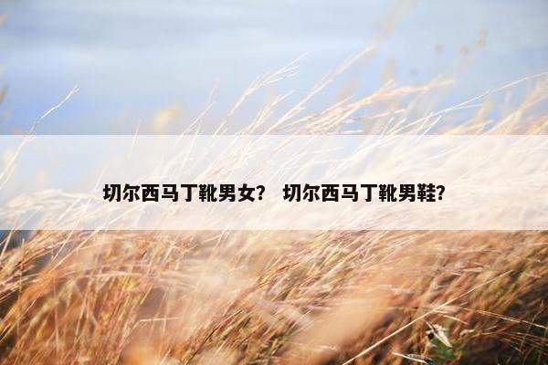 切尔西马丁靴男女？ 切尔西马丁靴男鞋？