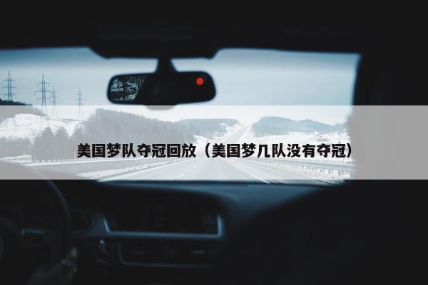 美国梦队夺冠回放（美国梦几队没有夺冠）