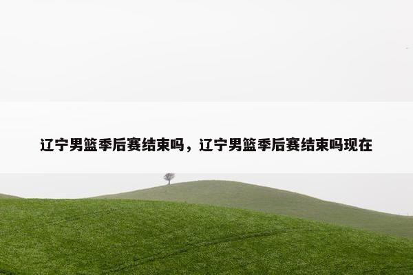 辽宁男篮季后赛结束吗，辽宁男篮季后赛结束吗现在