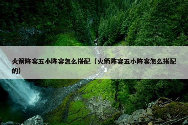 火箭阵容五小阵容怎么搭配（火箭阵容五小阵容怎么搭配的）