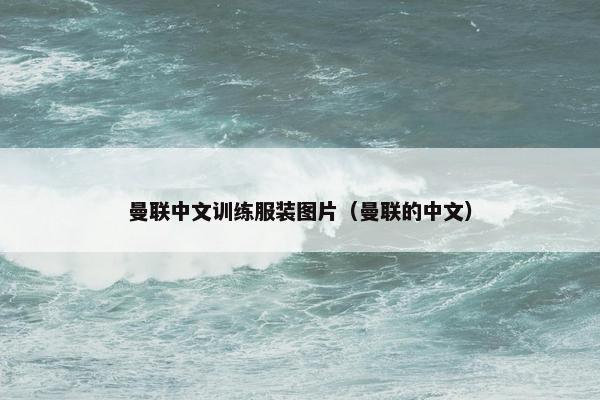 曼联中文训练服装图片（曼联的中文）