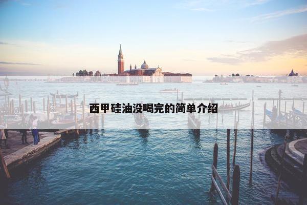 西甲硅油没喝完的简单介绍