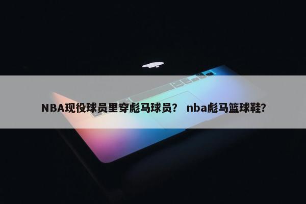 NBA现役球员里穿彪马球员？ nba彪马篮球鞋？