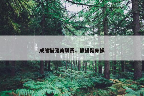 成熊猫健美联赛，熊猫健身操