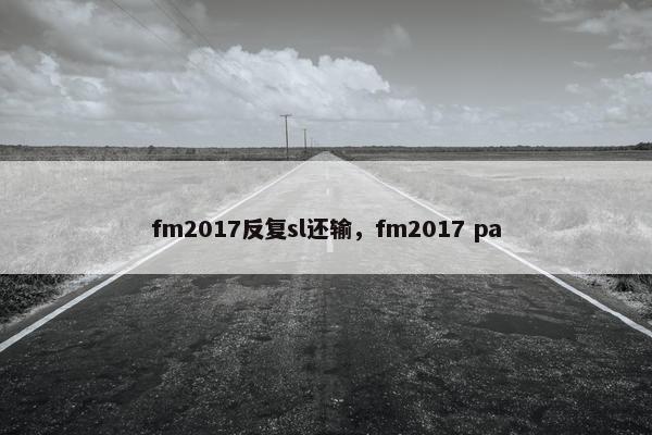 fm2017反复sl还输，fm2017 pa
