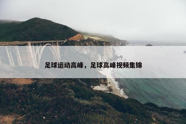 足球运动高峰，足球高峰视频集锦