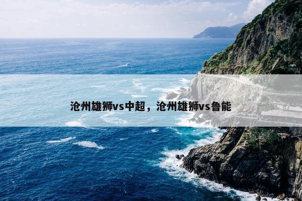 沧州雄狮vs中超，沧州雄狮vs鲁能