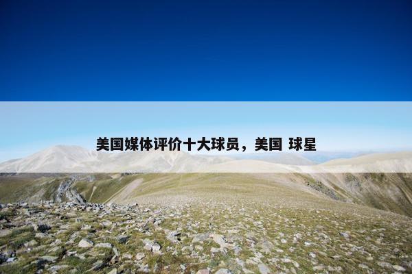 美国媒体评价十大球员，美国 球星