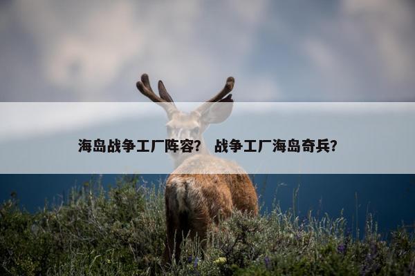 海岛战争工厂阵容？ 战争工厂海岛奇兵？
