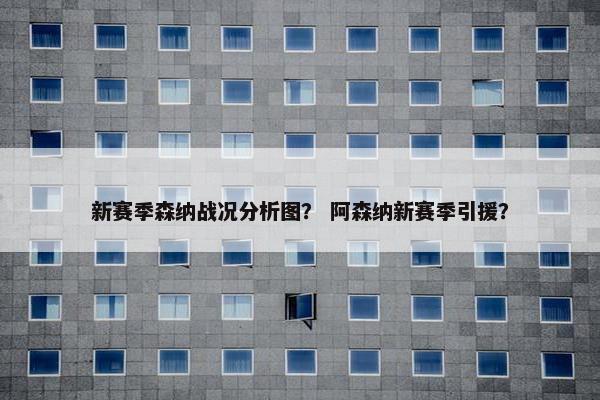 新赛季森纳战况分析图？ 阿森纳新赛季引援？