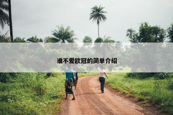 谁不爱欧冠的简单介绍
