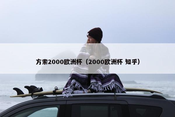 方索2000欧洲杯（2000欧洲杯 知乎）
