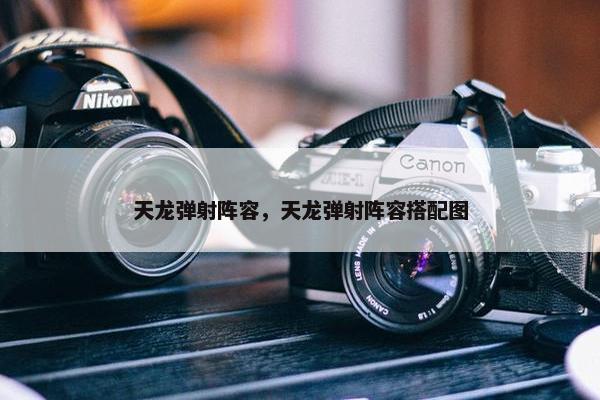 天龙弹射阵容，天龙弹射阵容搭配图