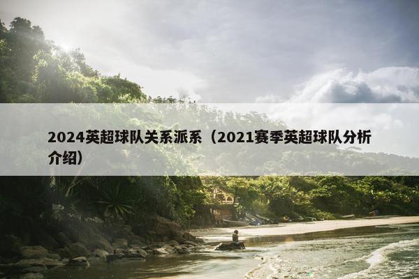 2024英超球队关系派系（2021赛季英超球队分析介绍）