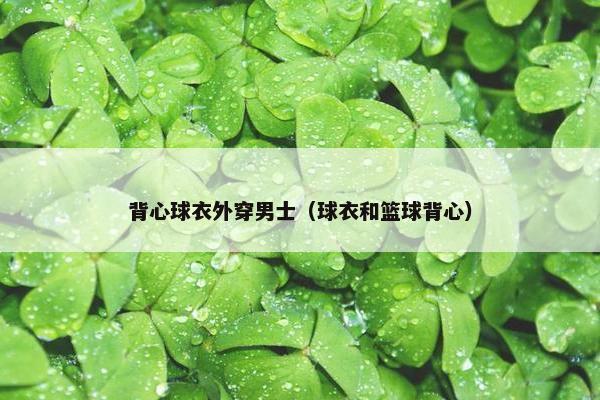 背心球衣外穿男士（球衣和篮球背心）