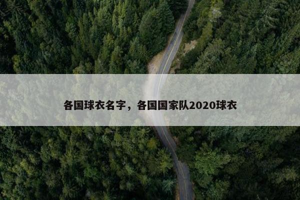 各国球衣名字，各国国家队2020球衣