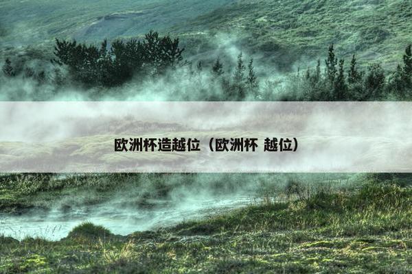 欧洲杯造越位（欧洲杯 越位）