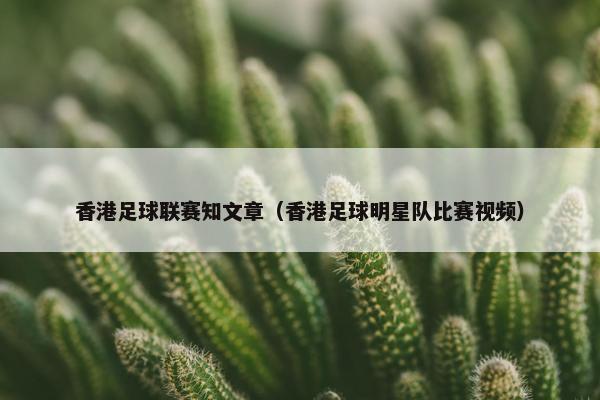 香港足球联赛知文章（香港足球明星队比赛视频）