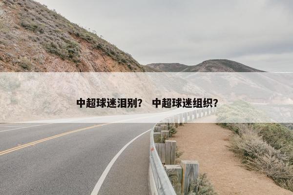 中超球迷泪别？ 中超球迷组织？