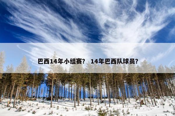巴西14年小组赛？ 14年巴西队球员？