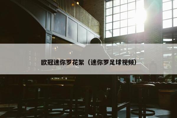 欧冠迷你罗花絮（迷你罗足球视频）