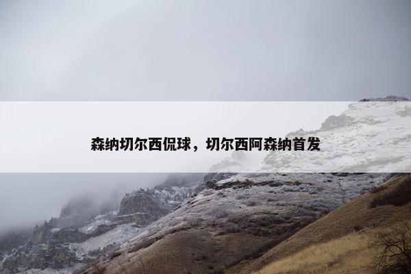 森纳切尔西侃球，切尔西阿森纳首发