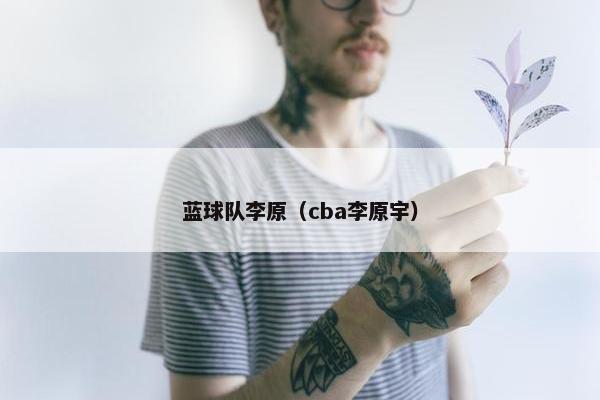 蓝球队李原（cba李原宇）