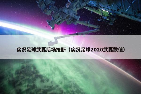 实况足球武磊后场抢断（实况足球2020武磊数值）