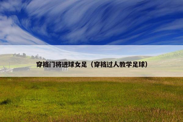 穿裆门将进球女足（穿裆过人教学足球）