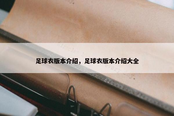 足球衣版本介绍，足球衣版本介绍大全