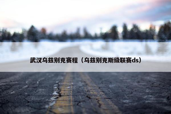 武汉乌兹别克赛程（乌兹别克斯级联赛ds）
