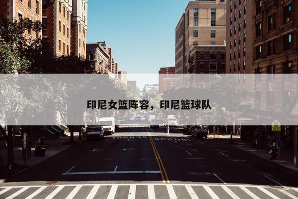 印尼女篮阵容，印尼篮球队