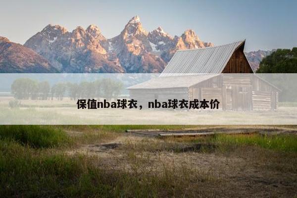 保值nba球衣，nba球衣成本价