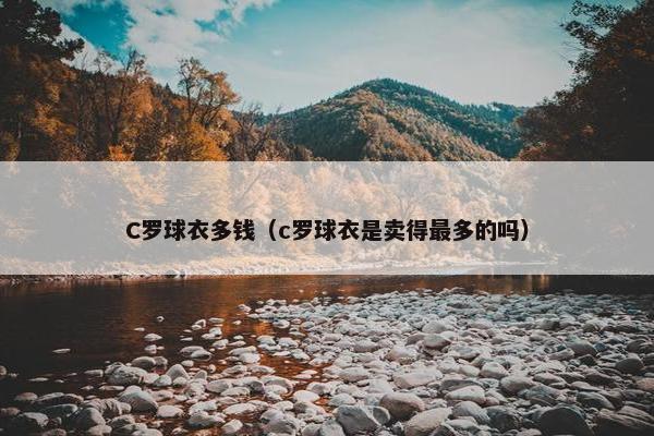 C罗球衣多钱（c罗球衣是卖得最多的吗）