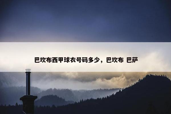 巴坎布西甲球衣号码多少，巴坎布 巴萨
